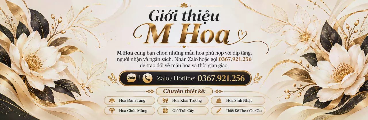 Ảnh bìa Shop hoa tươi Phường Tân Phong - Từ lời nhắn đến món hoa vừa ý